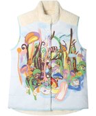 【ツモリチサト スリープ/tsumori chisato SLEEP】のツモリチサト ベスト 綿100%(表側) ノースリーブ ルームウエア レディース URX189 /ワコール サックス|ID: prp329100004858535 ipo3291000000035911776