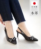 【ポインター/Pointer】の日本製 本革チェーンビット付きバックバンドミュール ブラック|ID: prp329100004858542 ipo3291000000035911910