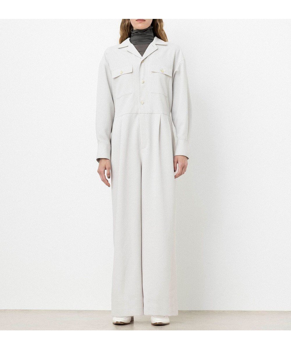 【ネイヴ/NAVE】の【ReNAVE・洗える/UVカット】スパンポリエステル ジャンプスーツ インテリア・キッズ・メンズ・レディースファッション・服の通販 founy(ファニー) 　雑誌掲載アイテム　Magazine Picks & Fashion Features　ファッション雑誌　Fashion Magazines　ヴェリィ　VERY　ファッション　Fashion　レディースファッション　Fashion for Women　ワンピース　Dresses　オールインワン・ワンピース　Dresses and Jumpsuits　サロペット&オールインワン　Dungarees & Jumpsuit Styles　1月号　January Issue　洗える　Machine Washable　ジャケット　Jacket, Outerwear　スーツ　Suit, Formalwear　セットアップ　Set-Up, Coordinated Outfit　雑誌　Magazine, Fashion Magazine　タートル　Turtleneck, Turtle Collar　ツイル　Twist, Twisted Detail　定番　Standard, Basic Item　ポケット　Pocket, Pocket Detail　ルーズ　Loose, Oversized　ワイド　Wide, Wide Fit　ワーク　Workwear, Utility Style　A/W・秋冬　Autumn/Winter　ベージュ系|ID: prp329100004858549 ipo3291000000035912048