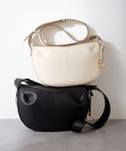 【組曲/KUMIKYOKU】のハーフムーンショルダー バッグ 人気、トレンドファッション・服の通販 founy(ファニー) ファッション Fashion レディースファッション Fashion for Women バッグ Bags ショルダー Shoulder, Shoulder Strap フェイクレザー Faux Leather, PU Leather エレガント 上品 Elegant 夏 Summer 旅行 Travel 春 Spring S/S・春夏 SS, Spring/Summer, Warm Season thumbnail ブラック系|ID: prp329100004858559 ipo3291000000035912267