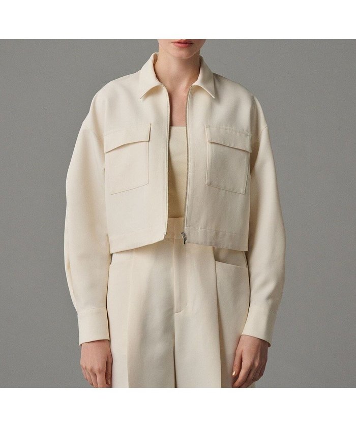 【アンクレイヴ/uncrave】の【吸水速乾・洗濯機洗い可】エコ ドライ チノ ブルゾン(uncrave STANDARD) インテリア・キッズ・メンズ・レディースファッション・服の通販 founy(ファニー) https://founy.com/ ファッション Fashion レディースファッション Fashion for Women アウター Coat / Outerwear Collection レディースジャケット・軽アウター Jackets ブルゾンジャケット・スポーティアウター Blouson Jackets 春 Spring 吸水 Absorbent, Quick-Dry ジャケット Jacket, Outerwear フラップ Flap, Flap Pocket ブルゾン Blouson, Bomber Jacket ポケット Pocket, Pocket Detail マニッシュ Mannish, Boyish S/S・春夏 SS, Spring/Summer, Warm Season おすすめ Recommended / Our Picks 夏 Summer エレガント 上品 Elegant |ID: prp329100004858569 ipo3291000000035912401