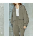 【アンクレイヴ/uncrave】の【吸水速乾・洗濯機洗い可】エコ ドライ チノ ブルゾン(uncrave STANDARD) ライトカーキ|ID: prp329100004858569 ipo3291000000035912408