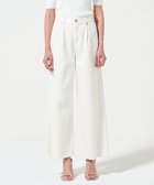 【グレース コンチネンタル/GRACE CONTINENTAL】のペインターデニムパンツ ホワイト|ID: prp329100004858570 ipo3291000000035912419