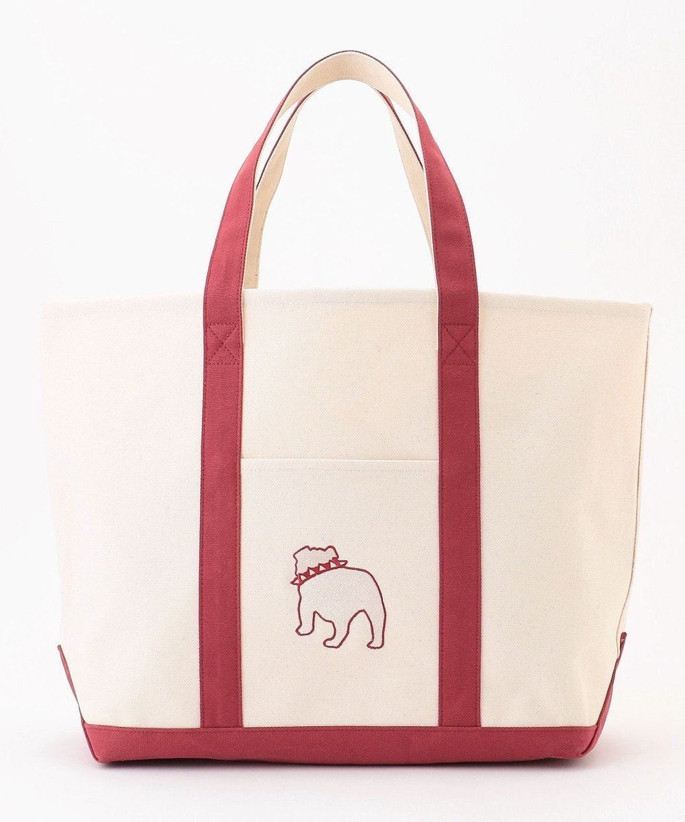 【ジェイ プレス/J.PRESS / MEN】の”このワンポイント”がたまらない【WEB限定】バックブルトートバッグ インテリア・キッズ・メンズ・レディースファッション・服の通販 founy(ファニー) 　ファッション　Fashion　レディースファッション　Fashion for Women　バッグ　Bags　キャンバス　Canvas, Canvas Fabric　コーティング　Coating, Coated Finish　ベーシック　Basic, Essential　ポケット　Pocket, Pocket Detail　ワンポイント　One Point, Statement Accent　ワイン系|ID: prp329100004858616 ipo3291000000035913219