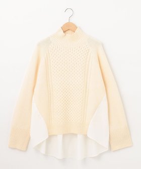 【シェアパーク/SHARE PARK】の【洗える】異素材メランジハイネックニット 人気、トレンドファッション・服の通販 founy(ファニー) ファッション Fashion レディースファッション Fashion for Women トップス・カットソー Cut & Sew Tops ニット Knit Tops & Sweaters インナー Innerwear スリット Slit, Slit Detail セーター Sweater, Knitwear トレンド Trend, Trending Now ハイネック High Neck, Mock Neck ミックス Mix, Mixed Style 切替 Switching, Contrast Panel 洗える Machine Washable A/W・秋冬 Autumn/Winter |ID:prp329100004858622
