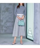 【ティアクラッセ/Tiaclasse】の【洗える】千鳥柄ニットプリーツワンピース チャコール|ID: prp329100004858628 ipo3291000000035913811