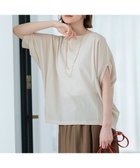 【23区/NIJYUSANKU】の【洗える】シアーTEE 人気、トレンドファッション・服の通販 founy(ファニー) ファッション Fashion レディースファッション Fashion for Women トップス・カットソー Cut & Sew Tops シャツ・ブラウス・オフィスカジュアル Elegant Blouses & Button-Ups ロングTシャツ・Tシャツ Longline T-Shirts & Tees カットソー・ベーシックTシャツ Cut-and-Sewn Tops / Stretch Tees & Basics インナー Innerwear 春 Spring 洗える Machine Washable カットソー Cut and Sewn Top シアー Sheer, See-Through シルケット Silket, Silky Cotton タンク Tank Top, Sleeveless Top デニム Denim, Jeans Material ドレープ Drape, Draping Fabric プリント Print, Printed Pattern ラウンド Round, Round Neck ワイド Wide, Wide Fit S/S・春夏 SS, Spring/Summer, Warm Season 夏 Summer 2024年 2024 2024春夏・S/S Spring/Summer 2024 SS24 エレガント 上品 Elegant ビジネス 仕事 通勤 Business / Work / Commuting thumbnail ベージュ系|ID: prp329100004858641 ipo3291000000035913987