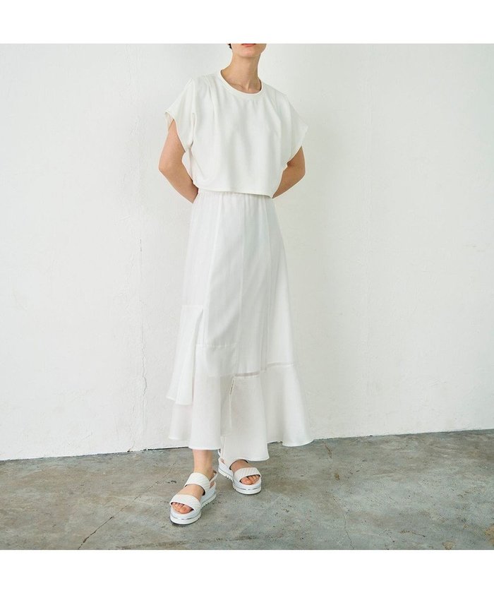 【グレース コンチネンタル/GRACE CONTINENTAL】のイレギュラーヘムスカート インテリア・キッズ・メンズ・レディースファッション・服の通販 founy(ファニー) https://founy.com/ ファッション Fashion レディースファッション Fashion for Women スカート Skirts アシンメトリー Asymmetrical Style ギャザー Gathered, Ruffled サテン Satin, Glossy Fabric フリル Frill, Ruffle ロング Long, Long-Length エレガント 上品 Elegant 夏 Summer 春 Spring S/S・春夏 SS, Spring/Summer, Warm Season |ID: prp329100004858642 ipo3291000000035914001