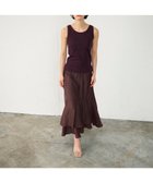 【グレース コンチネンタル/GRACE CONTINENTAL】のイレギュラーヘムスカート ブラウン|ID: prp329100004858642 ipo3291000000035914010