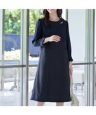 【ティアクラッセ/Tiaclasse】の【洗える】チェックコンビエンパイアワンピース ネイビーチェック|ID: prp329100004858645 ipo3291000000035914107