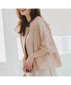 【ティアクラッセ/Tiaclasse】のシアーピンタックブルゾン ピンクベージュ|ID: prp329100004858672 ipo3291000000035914626