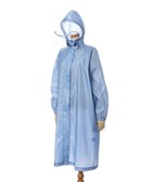 【ムーンバット/MOONBAT】のFLAT PURE サイクル レインコート ドット 自転車 収納袋付き サックスブルー|ID: prp329100004858680 ipo3291000000035914756