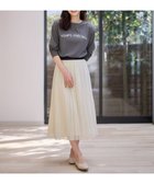 【エニー/ANY】の【ウエストゴム】プリーツチュールスカート 人気、トレンドファッション・服の通販 founy(ファニー) ファッション Fashion レディースファッション Fashion for Women スカート Skirts プリーツスカート / 上品フェミニンスタイル Pleated Skirts シアー Sheer, See-Through シンプル Simple, Minimal チュール Tulip, Tulip Motif フレア Flare, Flared プリーツ Pleats, Pleated 夏 Summer 春 Spring S/S・春夏 SS, Spring/Summer, Warm Season thumbnail エクリュ|ID: prp329100004858696 ipo3291000000035915284