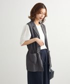 【グリーンパークス/Green Parks】のウエストドロストナイロンベスト Charcoal Gray|ID: prp329100004858753 ipo3291000000035916660