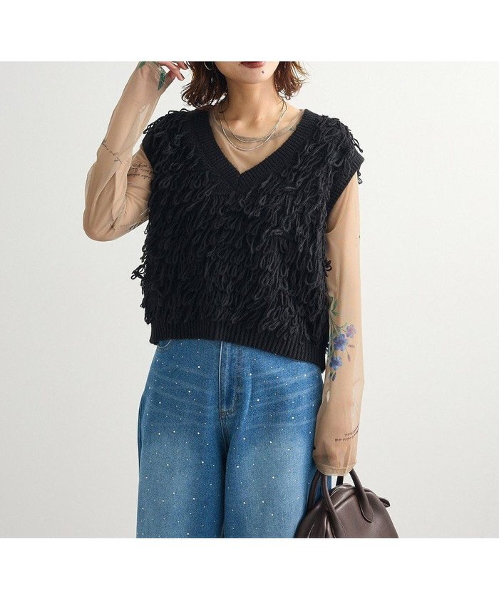 【グリーンパークス/Green Parks】のループニットベスト インテリア・キッズ・メンズ・レディースファッション・服の通販 founy(ファニー) https://founy.com/ ファッション Fashion レディースファッション Fashion for Women アウター Coat / Outerwear Collection トップス・カットソー Cut & Sew Tops ニット Knit Tops & Sweaters ベスト&ジレ / 重ね着スタイル Vests & Gilets おすすめ Recommended / Our Picks コンパクト Compact, Small Size ベスト Vest, Waistcoat ポケット Pocket, Pocket Detail 秋 Autumn A/W・秋冬 Autumn/Winter |ID: prp329100004858754 ipo3291000000035916667