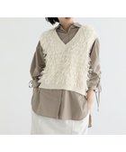 【グリーンパークス/Green Parks】のループニットベスト Ecru|ID: prp329100004858754 ipo3291000000035916671