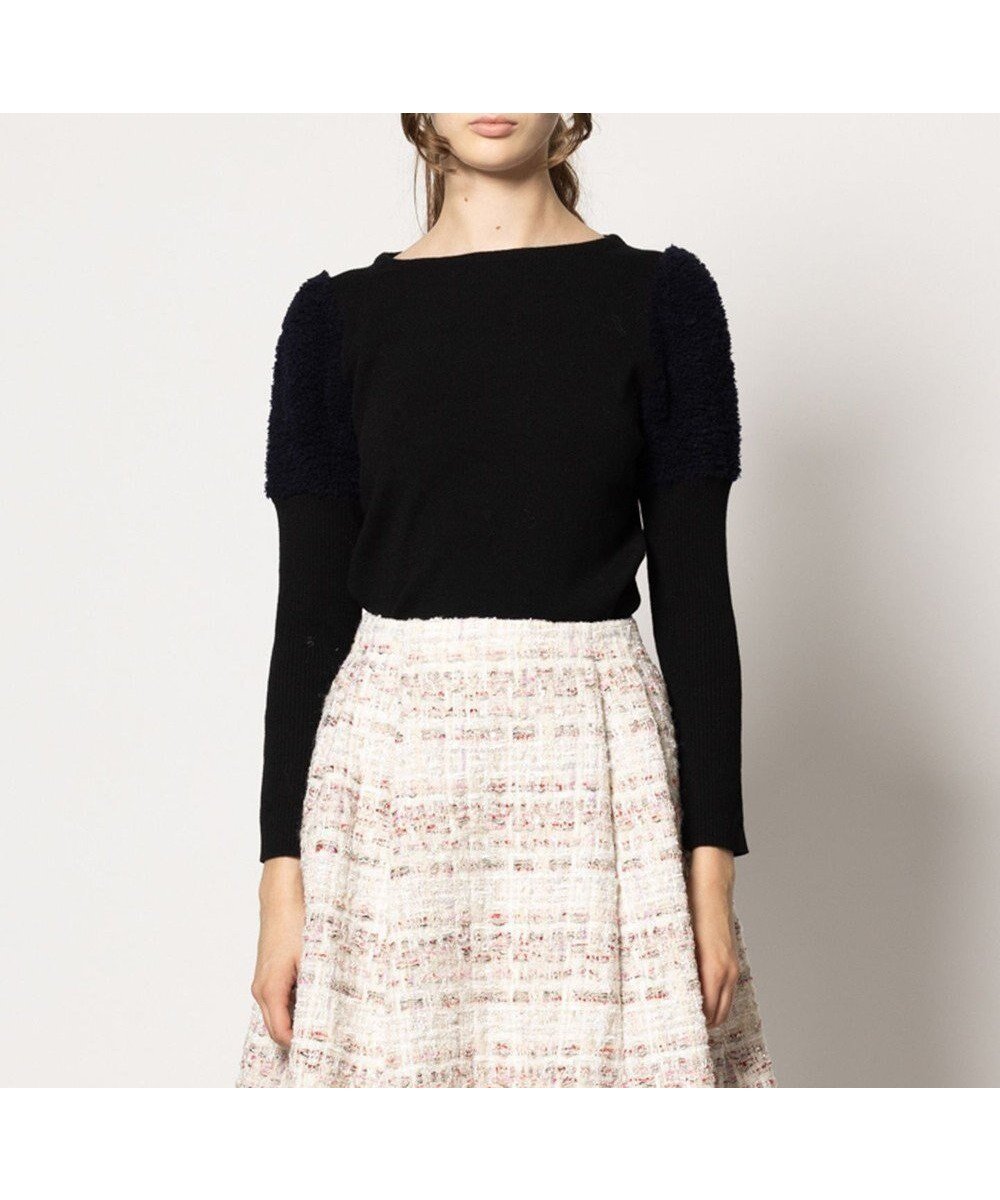 【トッカ/TOCCA】のCREAM PUFF KNIT ニットプルオーバー インテリア・キッズ・メンズ・レディースファッション・服の通販 founy(ファニー) ファッション Fashion レディースファッション Fashion for Women トップス・カットソー Cut & Sew Tops ニット Knit Tops & Sweaters カジュアルプルオーバー・ニットトップス Pullovers & Knit Tops / Casual Pullovers 2024年 2024 2024-2025秋冬・A/W Autumn/Winter 2024–25 AW24–25 冬 Winter / This Winter おすすめ Recommended / Our Picks シンプル Simple, Minimal セーター Sweater, Knitwear ツイード Twill, Twill Weave トレンド Trend, Trending Now A/W・秋冬 Autumn/Winter ブラック系|ID: prp329100004858765 ipo3291000000035916994