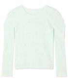 【チャコット/Chacott】のノーソーイングクルーネックトップ 人気、トレンドファッション・服の通販 founy(ファニー) ファッション Fashion レディースファッション Fashion for Women トップス・カットソー Cut & Sew Tops シアー Sheer, See-Through シンプル Simple, Minimal スカラップ Scallop, Scalloped Edge ストレッチ Stretch, Stretchy Fabric デコルテ Décolleté, Neckline 長袖 Long Sleeve, Full Sleeve バランス Balance, Style Balance バレエ Ballet, Ballet Style フィット Fit, Slim Fit ベーシック Basic, Essential ヨガ Yoga, Yoga Wear レギンス Leggings, Stretch Pants レーシー Lacy, Lace-Like レース Lace, Lace Fabric ワーク Workwear, Utility Style おすすめ Recommended / Our Picks エレガント 上品 Elegant 2025年 2025 2025-2026秋冬・A/W Autumn/Winter 2025–26 AW25–26 thumbnail アクアグリーン|ID: prp329100004858803 ipo3291000000035917470