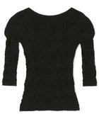 【チャコット/Chacott】のシアーレースボートネックトップ ブラック|ID: prp329100004858804 ipo3291000000035917483