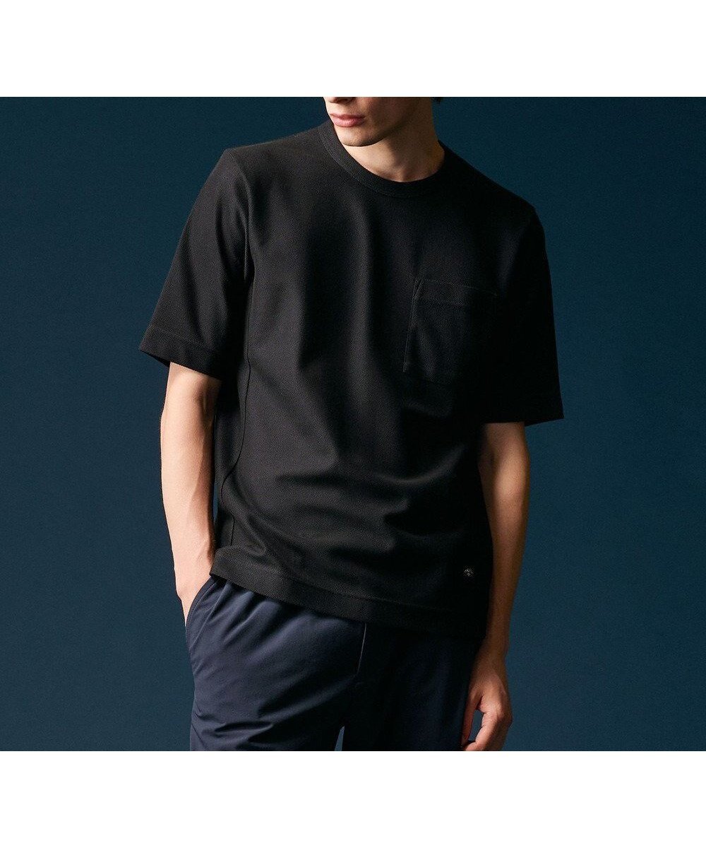 【ジョセフ アブード マウンテン/JOSEPH ABBOUD MOUNTAIN】の【オーガニックコットン/MADE IN JAPAN】アウトドア Tシャツ インテリア・キッズ・メンズ・レディースファッション・服の通販 founy(ファニー) 　ファッション　Fashion　レディースファッション　Fashion for Women　トップス・カットソー　Cut & Sew Tops　シャツ・ブラウス・オフィスカジュアル　Elegant Blouses & Button-Ups　ロングTシャツ・Tシャツ　Longline T-Shirts & Tees　カットソー・ベーシックTシャツ　Cut-and-Sewn Tops / Stretch Tees & Basics　アウトドア　Outdoor Clothing　インド　Indian Textile　インナー　Innerwear　カットソー　Cut and Sewn Top　吸水　Absorbent, Quick-Dry　ショーツ　Shorts, Short Pants　ジャケット　Jacket, Outerwear　スマート　Smart, Elegant　デニム　Denim, Jeans Material　パターン　Pattern, Design Print　パーカー　Hoodie, Parka　ベーシック　Basic, Essential　A/W・秋冬　Autumn/Winter　おすすめ　Recommended / Our Picks　日本製　Made In Japan　ネイビー系|ID: prp329100004858823 ipo3291000000035917705