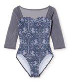 【チャコット/Chacott】の6分袖レオタード ブルーPT|ID: prp329100004858835 ipo3291000000035917801