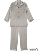 【ワコール 睡眠科学/wacoal suimin / MEN】のメンズ パジャマ シルク100% 長袖 長ズボン ここちよく眠れる 吸放湿性 YGX543 睡眠科学/ワコール 人気、トレンドファッション・服の通販 founy(ファニー) ファッション Fashion メンズファッション Fashion for Men サテン Satin, Glossy Fabric シルク Silk, 100% Silk 長袖 Long Sleeve, Full Sleeve パジャマ Pajamas, Sleepwear パターン Pattern, Design Print ボトム Bottoms, Lower Wear メンズ Men's, Menswear おすすめ Recommended / Our Picks エレガント 上品 Elegant thumbnail グレー|ID: prp329100004858973 ipo3291000000035927354