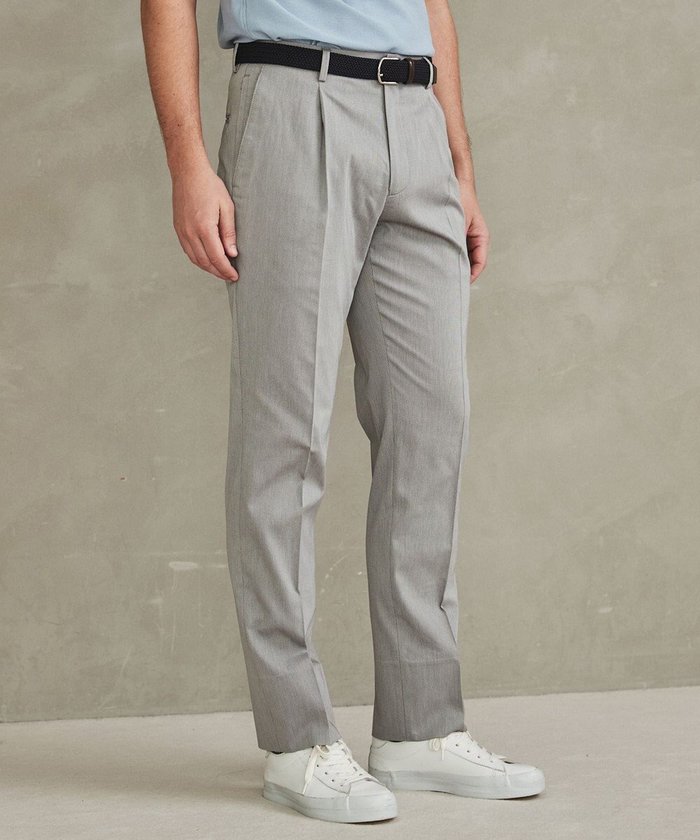 【五大陸/gotairiku / MEN】の仕事で着られる綿パン【吸水速乾/ストレッチ/折り目加工】クールマックスコットンパンツ_1タック(25年モデル) インテリア・キッズ・メンズ・レディースファッション・服の通販 founy(ファニー) https://founy.com/ ファッション Fashion メンズファッション Fashion for Men ボトムス Bottoms 春 Spring クール Cool, Chic 吸水 Absorbent, Quick-Dry 鹿の子 Piqué, Kanoko Fabric シャンブレー Chambray, Denim-Like Fabric ジャケット Jacket, Outerwear ストレッチ Stretch, Stretchy Fabric スマート Smart, Elegant スリット Slit, Slit Detail スリム Slim, Slim Fit ドレス Dress, One-Piece 人気 Popular, Best Seller ポケット Pocket, Pocket Detail S/S・春夏 SS, Spring/Summer, Warm Season 夏 Summer エレガント 上品 Elegant ビジネス 仕事 通勤 Business / Work / Commuting |ID: prp329100004858979 ipo3291000000035927544