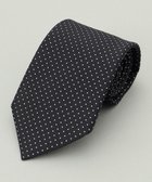 【五大陸/gotairiku / MEN】の定番【日本製】シルク ネクタイ_ピンドット ブラック系8|ID: prp329100004858988 ipo3291000000035927705
