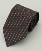 【五大陸/gotairiku / MEN】の定番【日本製】シルク ネクタイ_ピンドット ダークブラウン系8|ID: prp329100004858988 ipo3291000000035927713