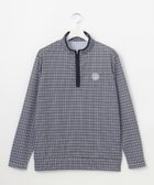 【23区 ゴルフ/23区GOLF / MEN】の【MEN】サンベールメッシュ モノグラムハーフジップ ネイビー系5|ID: prp329100004858996 ipo3291000000035927840
