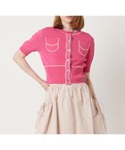 【トッカ/TOCCA】の【SAILOR カーディガン 人気、トレンドファッション・服の通販 founy(ファニー) ファッション Fashion レディースファッション Fashion for Women トップス・カットソー Cut & Sew Tops カーディガン・羽織り Layered Style Cardigans 2024年 2024 2024春夏・S/S Spring/Summer 2024 SS24 おすすめ Recommended / Our Picks カーディガン Cardigan, Knitwear シンプル Simple, Minimal トリミング Trimming, Decorative Edge トレンド Trend, Trending Now ドレス Dress, One-Piece 半袖 Short Sleeve, Half Sleeve 夏 Summer 春 Spring S/S・春夏 SS, Spring/Summer, Warm Season thumbnail ピンク系|ID: prp329100004859006 ipo3291000000035928107