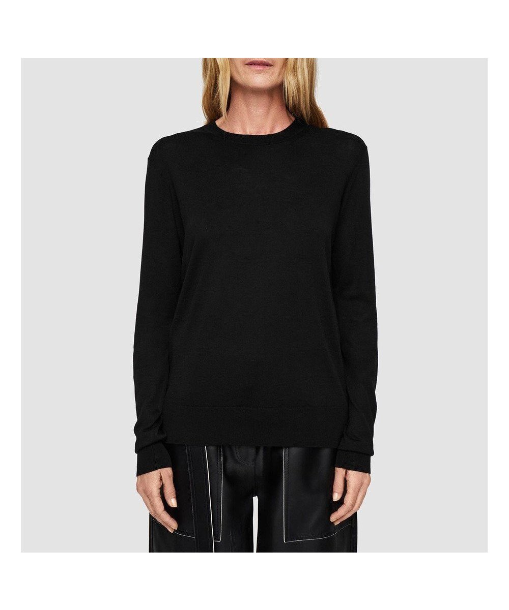 【ジョゼフ/JOSEPH】の【洗える】スーパーファインコットンシルク ラウンドネックニット 人気、トレンドファッション・服の通販 founy(ファニー) 　ファッション　Fashion　レディースファッション　Fashion for Women　トップス・カットソー　Cut & Sew Tops　ニット　Knit Tops & Sweaters　シルク　Silk, 100% Silk　センター　Center, Center Line　セーター　Sweater, Knitwear　フィット　Fit, Slim Fit　レギュラー　Regular, Standard Fit　ワーク　Workwear, Utility Style　夏　Summer　春　Spring　S/S・春夏　SS, Spring/Summer, Warm Season　洗える　Machine Washable　 other-1|ID: prp329100004859014 ipo3291000000035928241