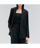 【ベイジ,/BEIGE,】の【洗える/セットアップ対応】SPIGA / ショールカラーライトジャケット Black|ID: prp329100004859023 ipo3291000000035928541