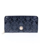 【アナスイ/ANNA SUI】のルーミー ラウンドファスナー長財布 ネイビー|ID: prp329100004859039 ipo3291000000035928828