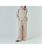 【グレース コンチネンタル/GRACE CONTINENTAL】のバックサテンオールインワン ベージュ|ID: prp329100004859041 ipo3291000000035928874