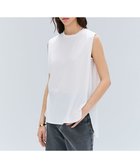 【ベイジ,/BEIGE,】の【BEIGE,ecru/WEB限定・洗える】FINE DRY TOUCH / ねじりデザインコットンノースリーブトップス White|ID: prp329100004859104 ipo3291000000035930872