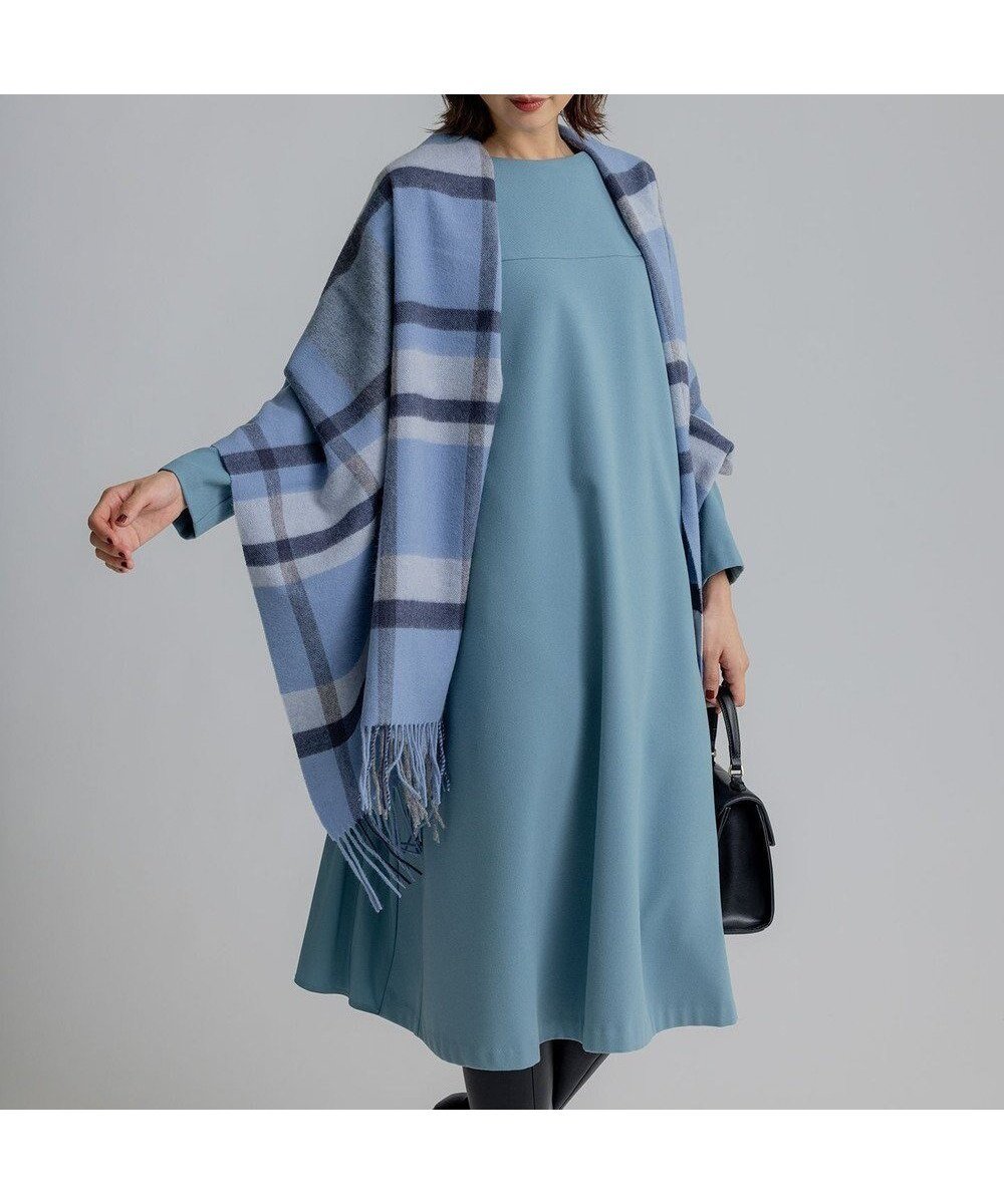 【組曲/KUMIKYOKU】のウールマルチチェックストール インテリア・キッズ・メンズ・レディースファッション・服の通販 founy(ファニー) 　ファッション　Fashion　レディースファッション　Fashion for Women　ストール　Soft & Warm Scarves　マフラー・スヌード / 冬小物の定番　Scarves & Mufflers　おすすめ　Recommended / Our Picks　アクセサリー　Fashion Accessories　ギフト プレゼント　Gift / Present　クリスマス X'mas　Christmas / X'mas　ストール　Stole, Wrap　スヌード　Snood, Infinity Scarf　チェック　Check, Plaid, Tartan　トレンド　Trend, Trending Now　ホリデーシーズン　Holiday Season　マフラー　Scarf, Muffler　A/W・秋冬　Autumn/Winter　ブルー系3|ID: prp329100004859130 ipo3291000000035931585