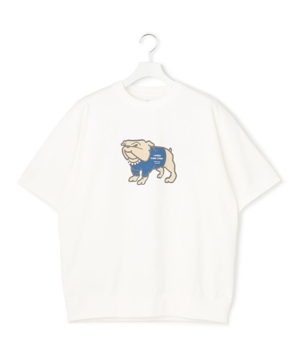 【ジェイプレスヨークストリート/J.PRESS YORK STREET】の【UNISEX】ブルドッグプリントTシャツ 人気、トレンドファッション・服の通販 founy(ファニー) 　ファッション　Fashion　レディースファッション　Fashion for Women　トップス・カットソー　Cut & Sew Tops　シャツ・ブラウス・オフィスカジュアル　Elegant Blouses & Button-Ups　ロングTシャツ・Tシャツ　Longline T-Shirts & Tees　カットソー・ベーシックTシャツ　Cut-and-Sewn Tops / Stretch Tees & Basics　ユニセックス　Unisex, Genderless　カットソー　Cut and Sewn Top　プリント　Print, Printed Pattern　夏　Summer　春　Spring　S/S・春夏　SS, Spring/Summer, Warm Season　 other-1|ID: prp329100004859136 ipo3291000000035931753