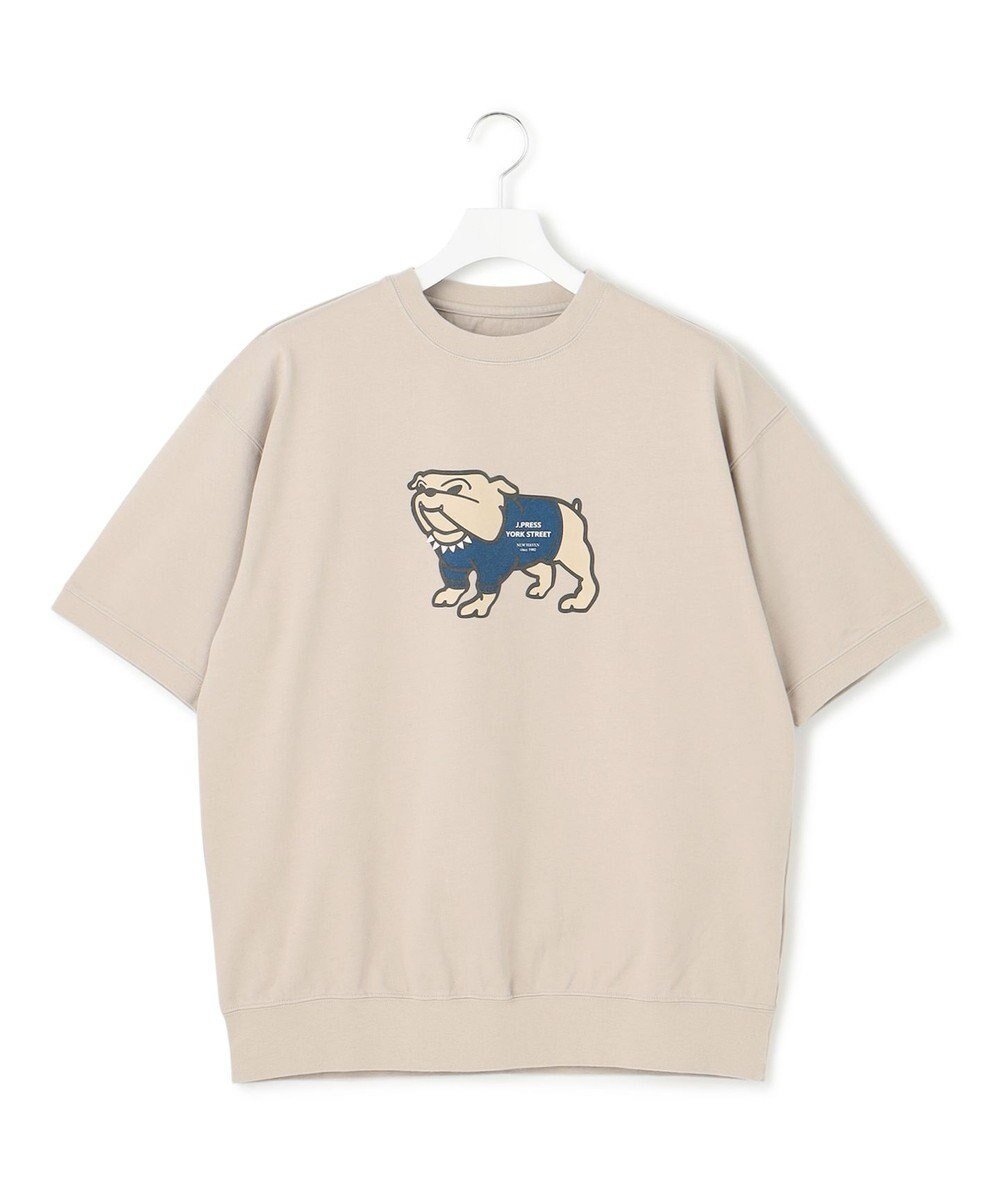 【ジェイプレスヨークストリート/J.PRESS YORK STREET】の【UNISEX】ブルドッグプリントTシャツ インテリア・キッズ・メンズ・レディースファッション・服の通販 founy(ファニー) 　ファッション　Fashion　レディースファッション　Fashion for Women　トップス・カットソー　Cut & Sew Tops　シャツ・ブラウス・オフィスカジュアル　Elegant Blouses & Button-Ups　ロングTシャツ・Tシャツ　Longline T-Shirts & Tees　カットソー・ベーシックTシャツ　Cut-and-Sewn Tops / Stretch Tees & Basics　ユニセックス　Unisex, Genderless　カットソー　Cut and Sewn Top　プリント　Print, Printed Pattern　夏　Summer　春　Spring　S/S・春夏　SS, Spring/Summer, Warm Season　ベージュ系|ID: prp329100004859136 ipo3291000000035931759