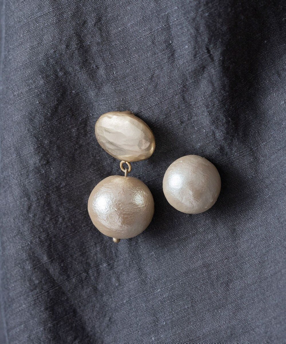 【ピッシェアンス/Pisceans】のオーバルカボション コットンパール2setブローチ インテリア・キッズ・メンズ・レディースファッション・服の通販 founy(ファニー) 　ファッション　Fashion　レディースファッション　Fashion for Women　アクセサリー　Fashion Accessories　アンティーク　Antique-Inspired　オケージョン　Occasion Wear　シルバー　Silver, Metallic Silver　シンプル　Simple, Minimal　テクスチャー　Texture, Textured Fabric　パール　Pearl, Pearl Accent　ブローチ　Brooch, Pin Brooch　メタル　Metal, Metal Parts　セレモニー　Ceremony　ギフト プレゼント　Gift / Present　入学式　Entrance Ceremony　卒業式　Graduation Ceremony　結婚式　Wedding　披露宴　Wedding Reception　マットゴールド|ID: prp329100004859144 ipo3291000000035931984