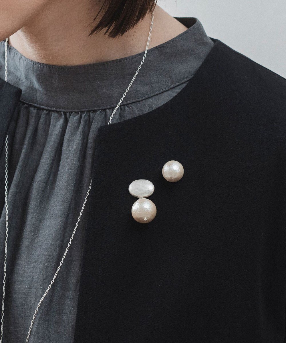 【ピッシェアンス/Pisceans】のオーバルカボション コットンパール2setブローチ インテリア・キッズ・メンズ・レディースファッション・服の通販 founy(ファニー) 　ファッション　Fashion　レディースファッション　Fashion for Women　アクセサリー　Fashion Accessories　アンティーク　Antique-Inspired　オケージョン　Occasion Wear　シルバー　Silver, Metallic Silver　シンプル　Simple, Minimal　テクスチャー　Texture, Textured Fabric　パール　Pearl, Pearl Accent　ブローチ　Brooch, Pin Brooch　メタル　Metal, Metal Parts　セレモニー　Ceremony　ギフト プレゼント　Gift / Present　入学式　Entrance Ceremony　卒業式　Graduation Ceremony　結婚式　Wedding　披露宴　Wedding Reception　マットシルバー|ID: prp329100004859144 ipo3291000000035931986