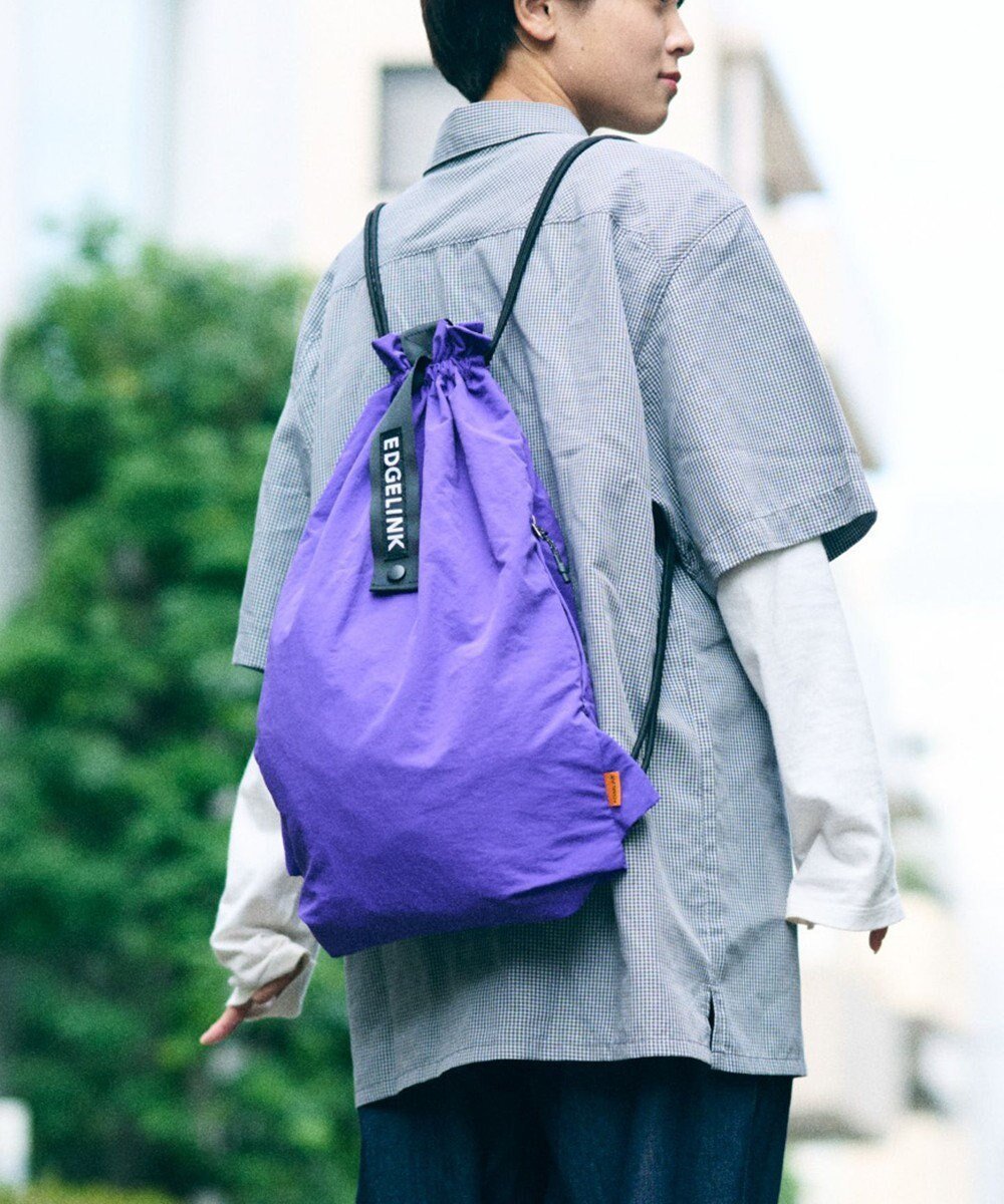 【エースバッグズアンドラゲッジ/ACE BAGS & LUGGAGE】のEDGELINK ナムパック ポケッタブル ナップサック 60191 エッジリンク インテリア・キッズ・メンズ・レディースファッション・服の通販 founy(ファニー) ファッション Fashion レディースファッション Fashion for Women バッグ Bags アクセサリー Fashion Accessories コンパクト Compact, Small Size 軽量 Lightweight, Ultra Light ポケット Pocket, Pocket Detail ラバー Rubber, Rubber Sole リュック Backpack, Rucksack ループ Loop, Loop Knit 再入荷 Restock / Back in Stock おすすめ Recommended / Our Picks 旅行 Travel スーツケース キャリーケース Suitcase / Carry Case パープル|ID: prp329100004859148 ipo3291000000035932088