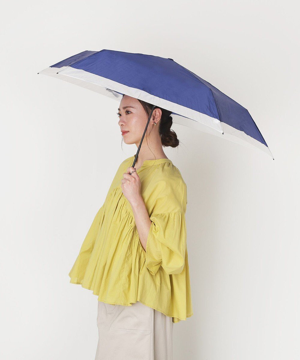 【ムーンバット/MOONBAT】のMagical tech(マジカルテック) 超軽量 折りたたみ傘 72g 55cm 大きめ ヘムボーダー UV インテリア・キッズ・メンズ・レディースファッション・服の通販 founy(ファニー) 　ファッション　Fashion　レディースファッション　Fashion for Women　レイングッズ・傘・晴雨兼用傘　Umbrellas & Rain Gear　おすすめ　Recommended / Our Picks　スリム　Slim, Slim Fit　傘　Umbrella, Parasol　旅行　Travel　軽量　Lightweight, Ultra Light　ディープブルー|ID: prp329100004859152 ipo3291000000035932170