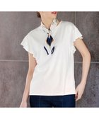 【ティアクラッセ/Tiaclasse】の【洗える】フリル袖ポンチプルオーバー オフホワイト|ID: prp329100004859166 ipo3291000000035932461