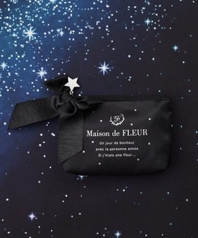 【メゾンドフルール/Maison de FLEUR】のスターシャイニーポーチ 人気、トレンドファッション・服の通販 founy(ファニー) ファッション Fashion レディースファッション Fashion for Women ミニ財布・二つ折り財布 Wallets & Card Cases ポーチ&ミニバッグ Pouches & Mini Bags コンパクト Compact, Small Size シルバー Silver, Metallic Silver チャーム Charm, Pendant フォルム Silhouette, Form プリント Print, Printed Pattern ポーチ Pouch, Small Case モチーフ Motif, Design Theme リボン Ribbon, Bow 財布 Wallet, Purse |ID:prp329100004859170