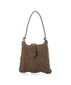 【アンビリオン/UNBILLION】のカシュカシュ cachecache / 山波編みトート カゴバッグ ブラウン|ID: prp329100004859197 ipo3291000000035933274