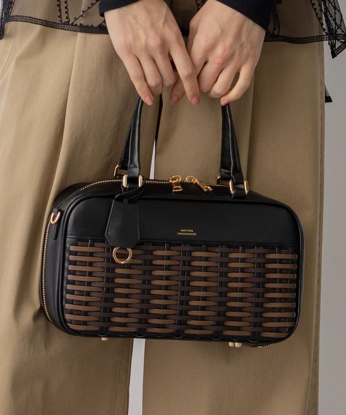 【23区/NIJYUSANKU】の【先行予約】バスケットメッシュ ボストンバッグ インテリア・キッズ・メンズ・レディースファッション・服の通販 founy(ファニー) https://founy.com/ ファッション Fashion レディースファッション Fashion for Women バッグ Bags シンプル Simple, Minimal デニム Denim, Jeans Material トレンド Trend, Trending Now バケツ Bucket, Bucket Style バスケット Basket, Basket Bag ボストン Boston ボストンバッグ Boston Bag, Retro Bag ボトム Bottoms, Lower Wear メッシュ Mesh, Net Fabric S/S・春夏 SS, Spring/Summer, Warm Season 夏 Summer エレガント 上品 Elegant 2026年 2026 |ID: prp329100004859282 ipo3291000000035934681