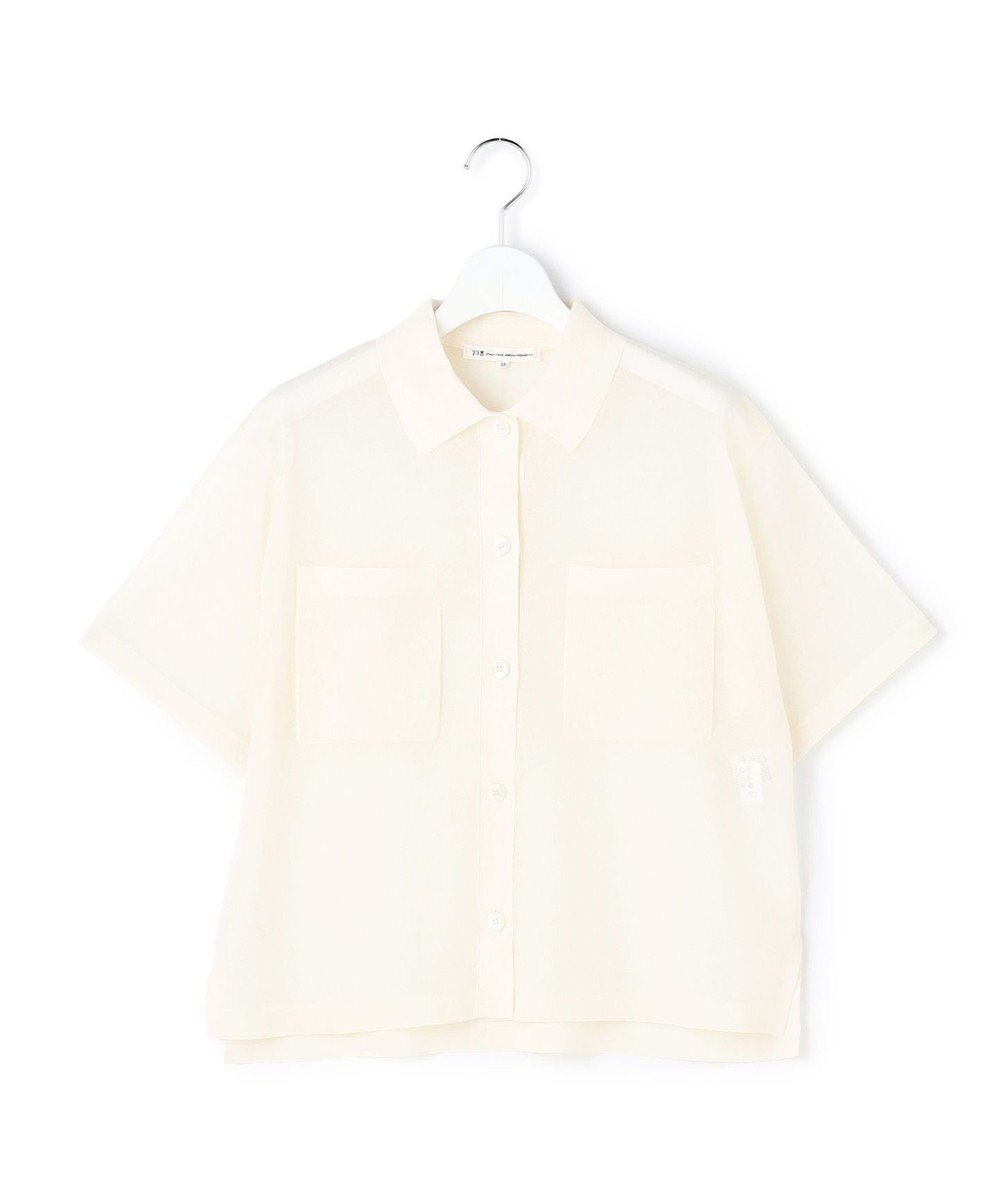 【23区/NIJYUSANKU】の【先行予約】シアー ポロニット インテリア・キッズ・メンズ・レディースファッション・服の通販 founy(ファニー) ファッション Fashion レディースファッション Fashion for Women トップス・カットソー Cut & Sew Tops ニット Knit Tops & Sweaters 春 Spring カーディガン Cardigan, Knitwear キャミソール Camisole, Spaghetti Strap Top 軽量 Lightweight, Ultra Light シアー Sheer, See-Through セーター Sweater, Knitwear トレンド Trend, Trending Now バランス Balance, Style Balance ポケット Pocket, Pocket Detail ワイド Wide, Wide Fit S/S・春夏 SS, Spring/Summer, Warm Season おすすめ Recommended / Our Picks 夏 Summer エレガント 上品 Elegant 2026年 2026 アイボリー系|ID: prp329100004859304 ipo3291000000035935101