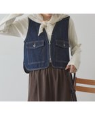 【アメリカンホリック/AMERICAN HOLIC】のショート丈デニムベスト One Wash|ID: prp329100004859330 ipo3291000000035935543