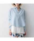 【23区/NIJYUSANKU】の【先行予約/CanCam掲載】シアータンブラー ファンクショナル シャツ サックスブルー系|ID: prp329100004859336 ipo3291000000035935632